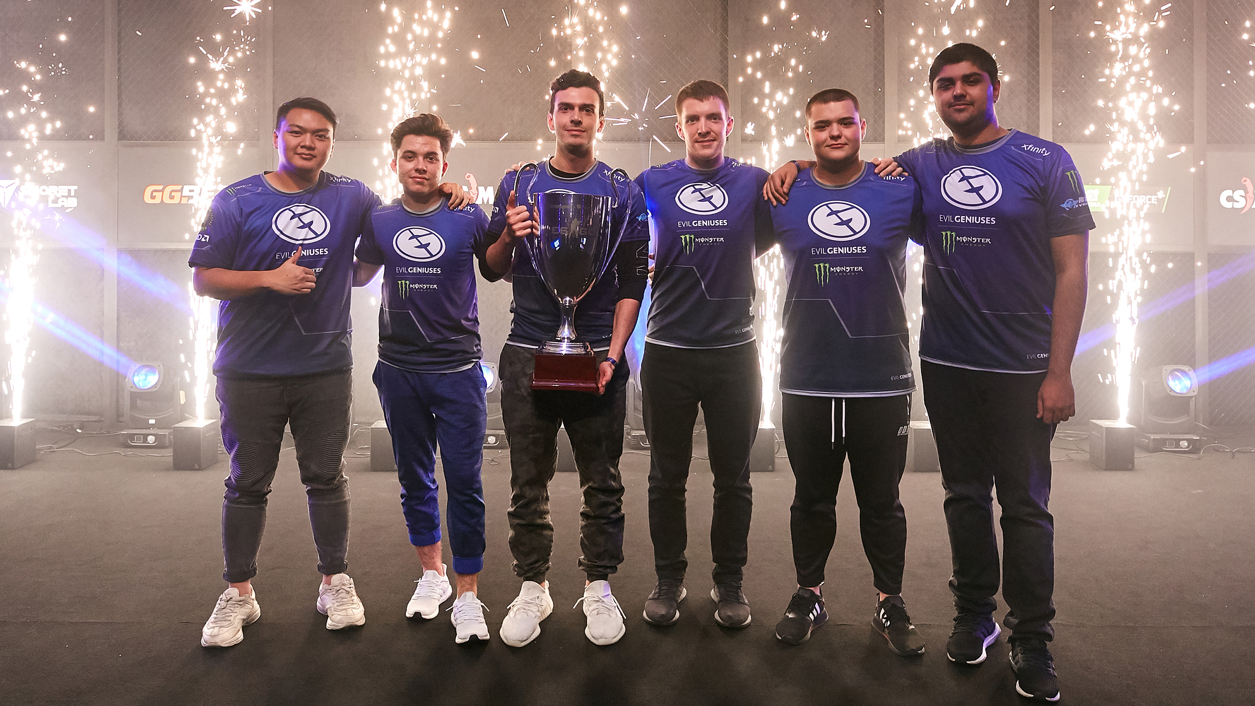 Игроки 2 команд. Команда Evil Geniuses CS go. Evil Geniuses состав КС го 2020. Киберспортивная команда Evil Geniuses. Team Evil Geniuses Dota 2.