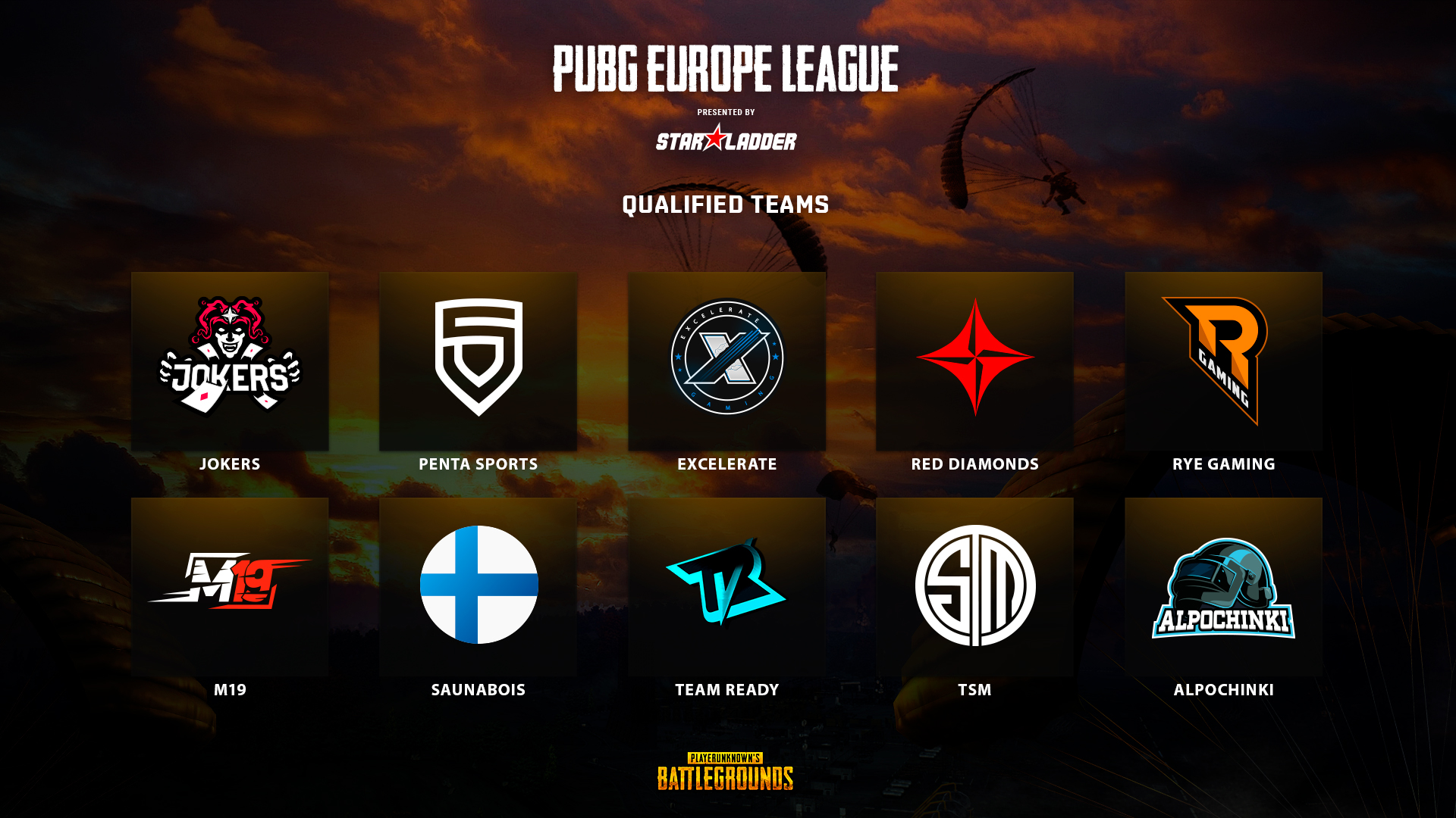 10 Teams Advance to PUBG Europe League and 6 Teams to the Contenders ...