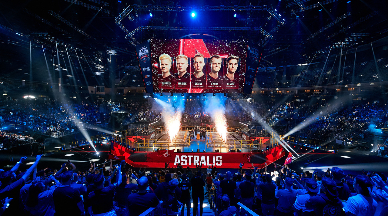 Astralis as the StarLadder Major Berlin 2019 grand winners (credits: Starladder)