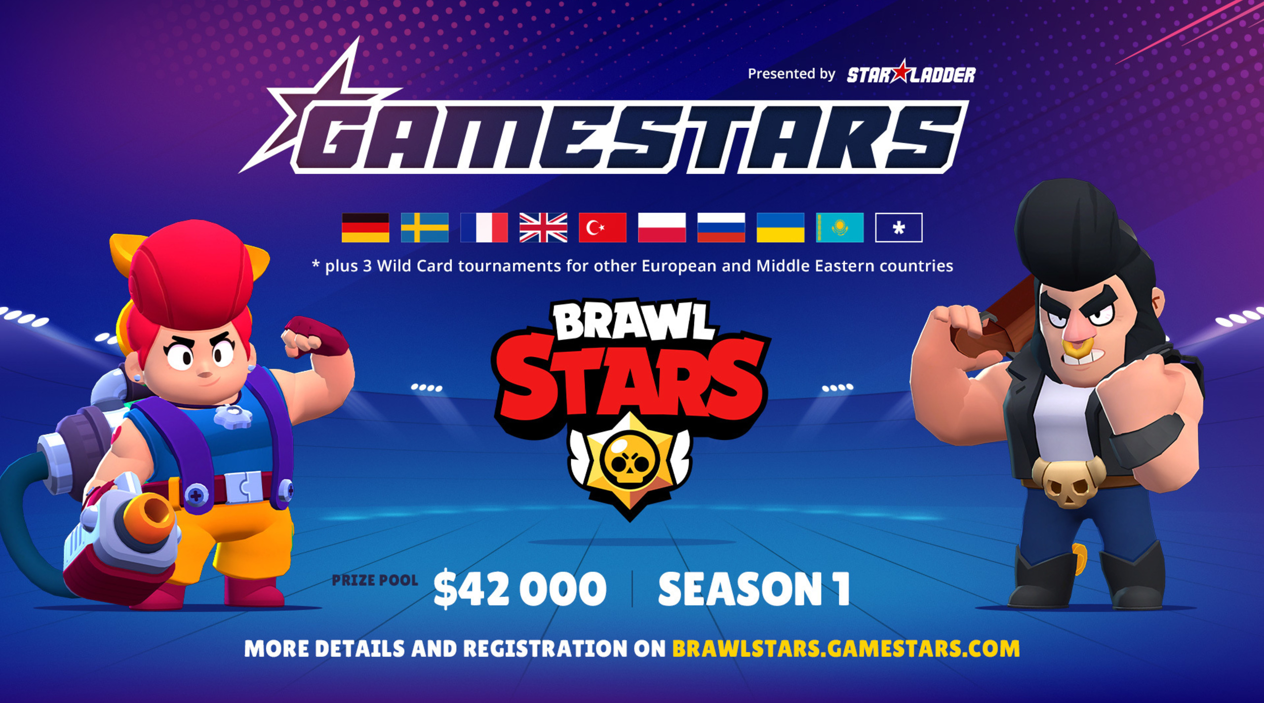 Starladder To Launch The First Season Of Brawl Stars Gamestars League For The Teams Gamestars Kazakhstan Gamestars - brawl stars allowed countries