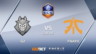 G2 vs fnatic, dust2, ECS Season 6 Europe